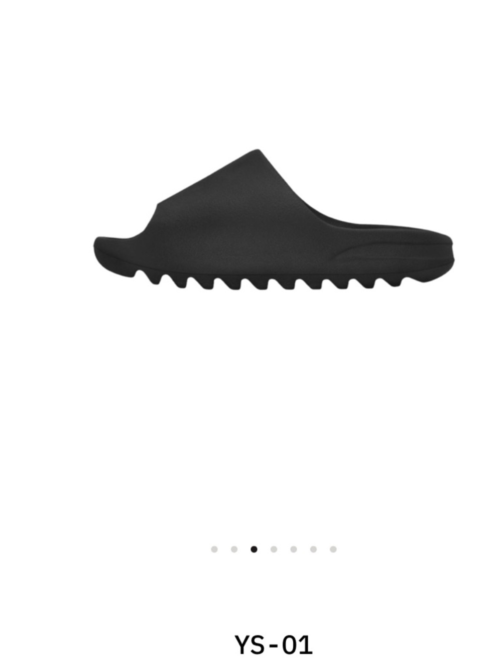 Yeezy Black Ribbed Slide (NEW)